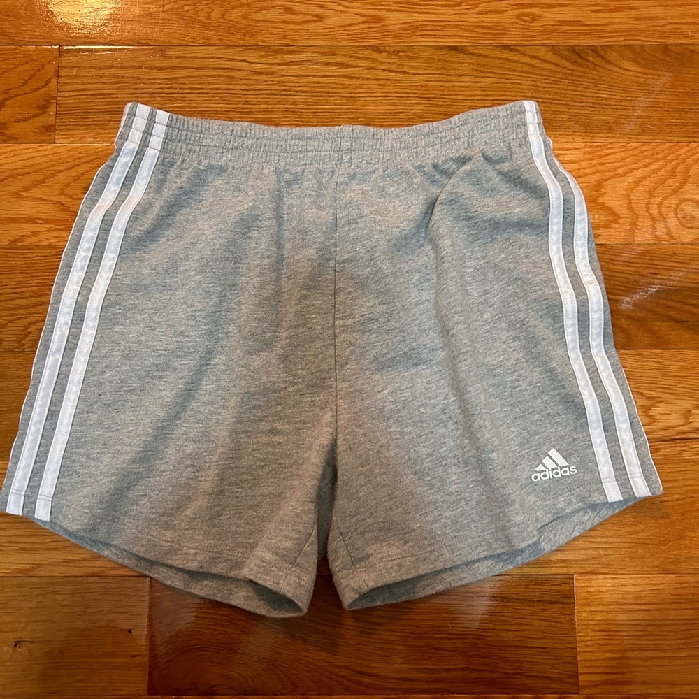 Adidas Girls’ Gray Sweat Shorts Size 14/16